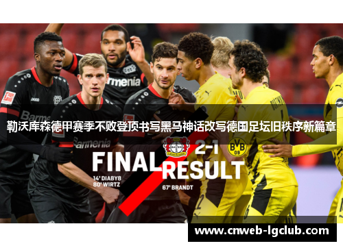 勒沃库森德甲赛季不败登顶书写黑马神话改写德国足坛旧秩序新篇章 勒沃库森德甲赛季不败登顶书写黑马神话改写德国足坛旧秩序新篇章